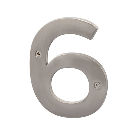 Sure-Loc Hardware Sure-Loc Hardware Zinc House Number 5, No. 6, Satin Nickel HN5-6 15